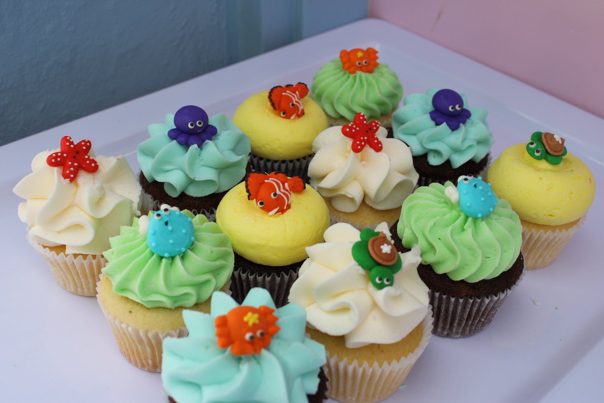 Sea Creatures Cupcakes The Little Cupcake Ballarat